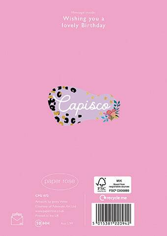 Capisco Cake Birthday Card - House of Cards