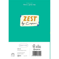 Zest Guitar Birthday Card