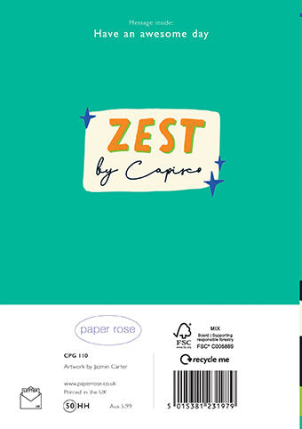 Zest Gamer Birthday Card