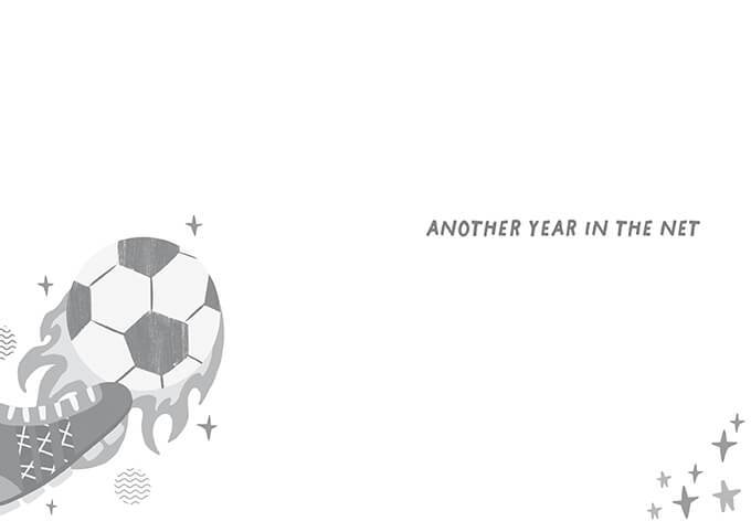 Zest Football Birthday Card - House of Cards