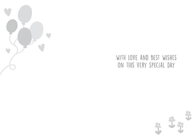 Christening Day Card - House of Cards