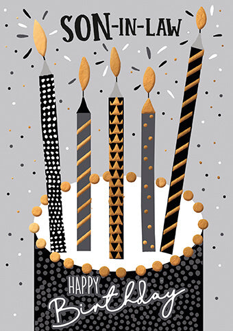 Son-in-Law Birthday Card