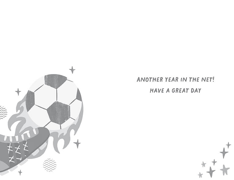 Brother Football Birthday Card