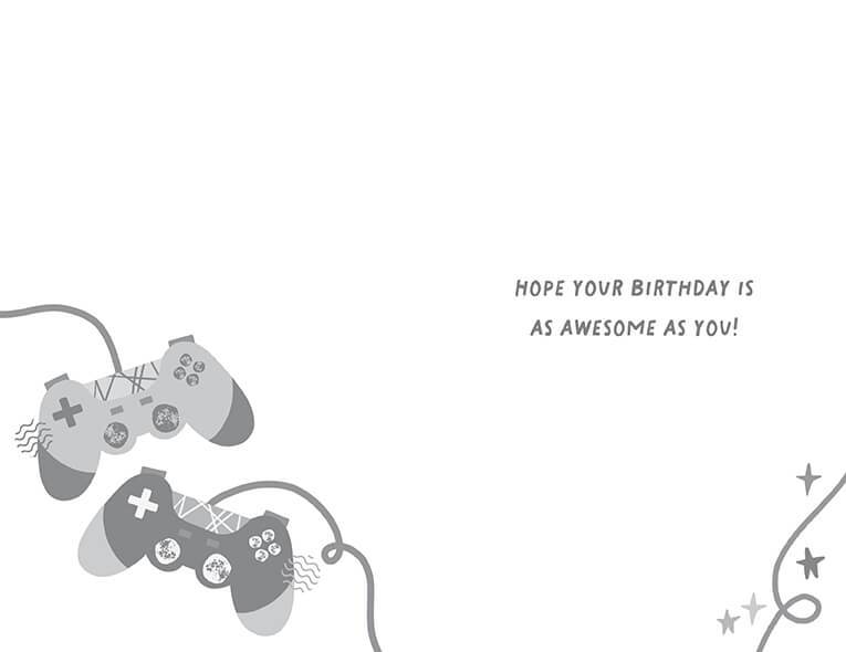 Grandson Gamer Birthday Card - House of Cards