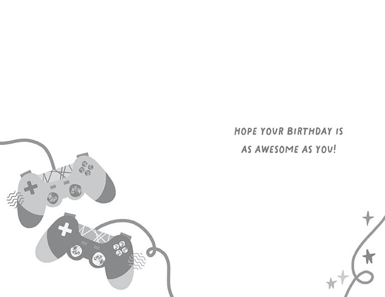Grandson Gamer Birthday Card