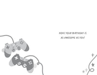 Grandson Gamer Birthday Card