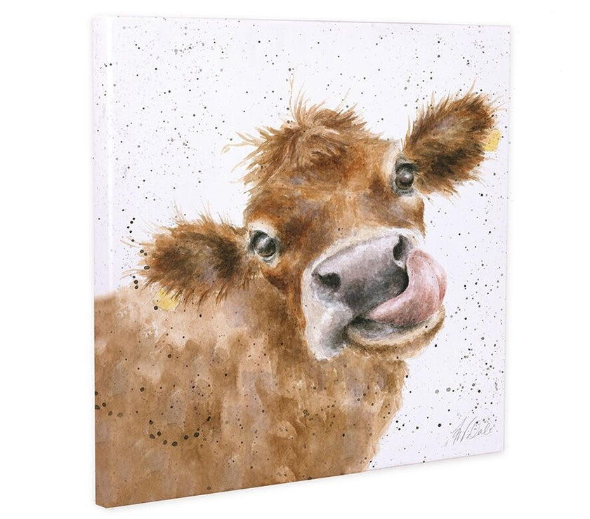 Moo Small Canvas