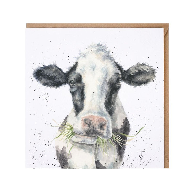 Milk Maid Greetings Card