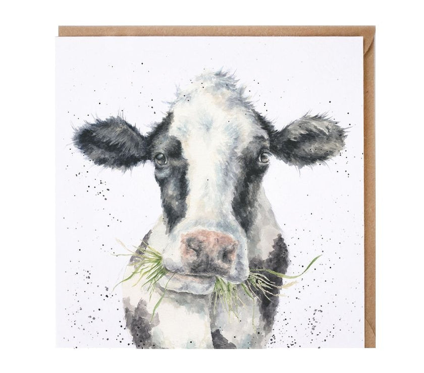 Milk Maid Greetings Card