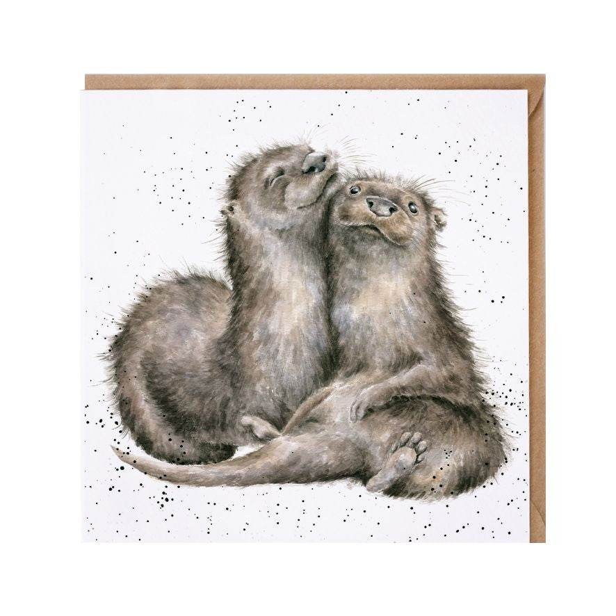 Otter Greeting Card - House of Cards