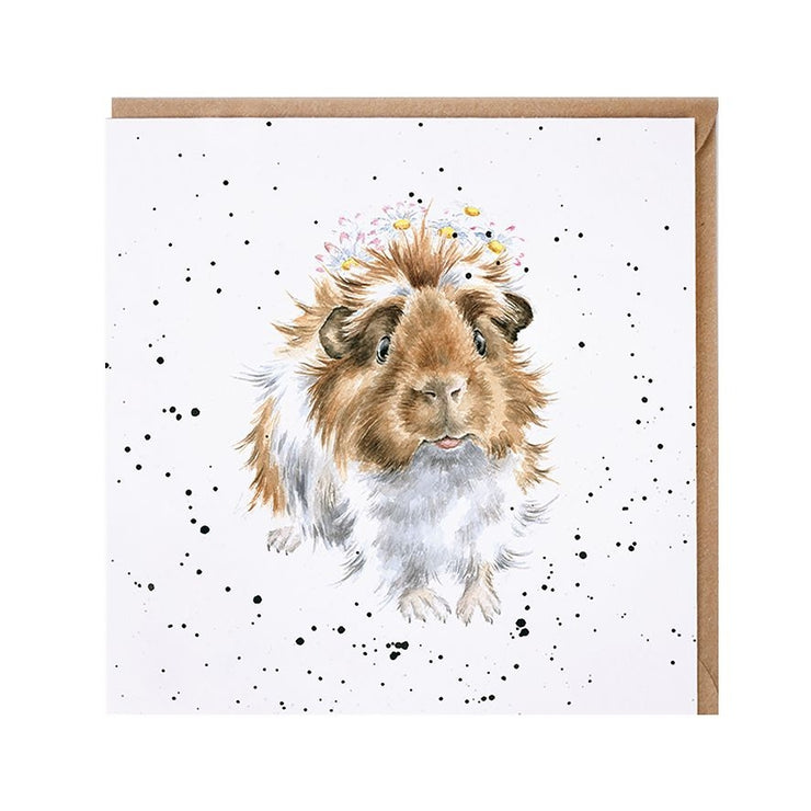 Grinny Pig Greetings Card