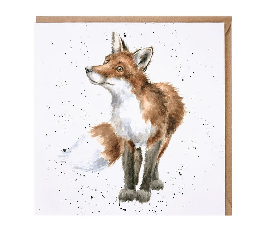 Bright Eyed and Bushy tailed Greetings Card