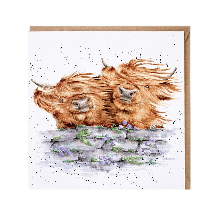 Blown Away Greetings Card