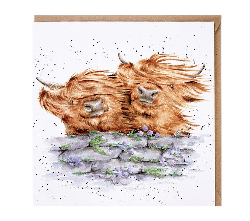 Blown Away Greetings Card
