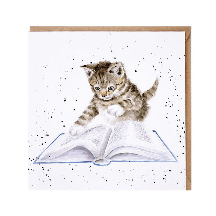 Bookworm Greetings Card
