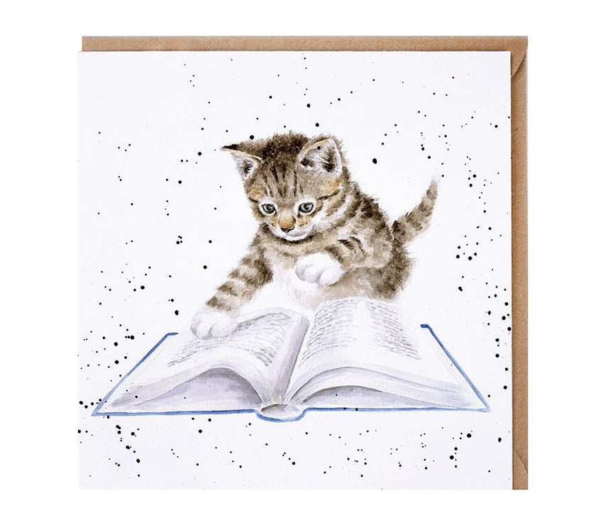 Bookworm Greetings Card