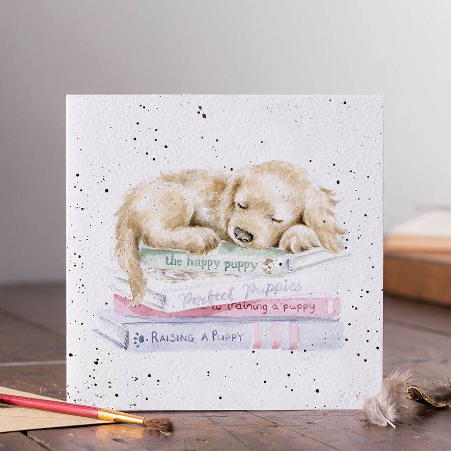 A Pups Life Greetings Card - House of Cards