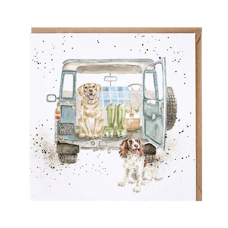 Paws for a Picnic Greetings Card