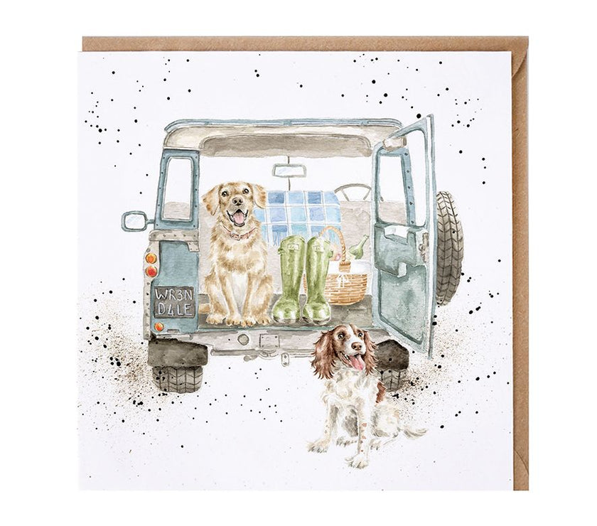 Paws for a Picnic Greetings Card