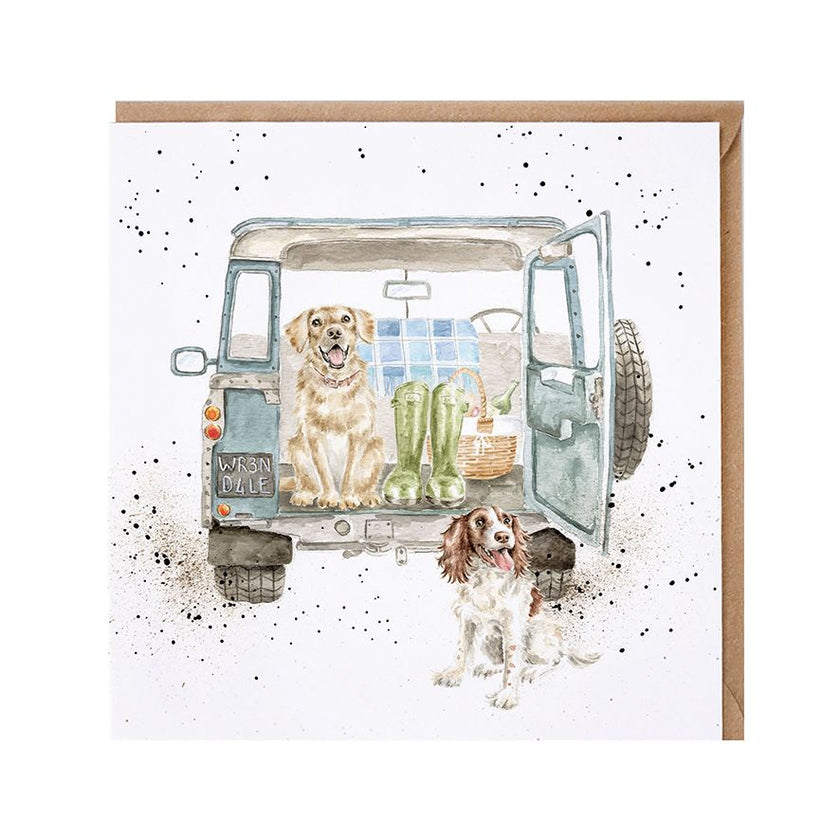 Paws for a Picnic Greetings Card