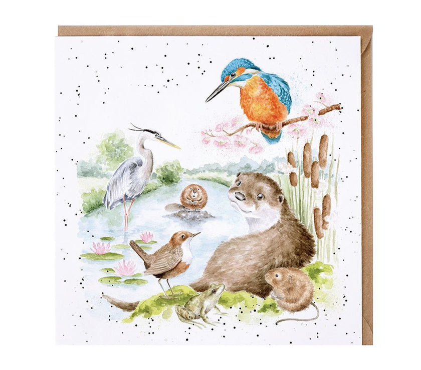 Riverbank Birthday Card