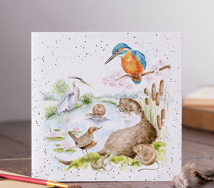 Riverbank Birthday Card