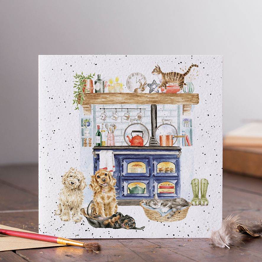 Country Kitchen Birthday Card - House of Cards