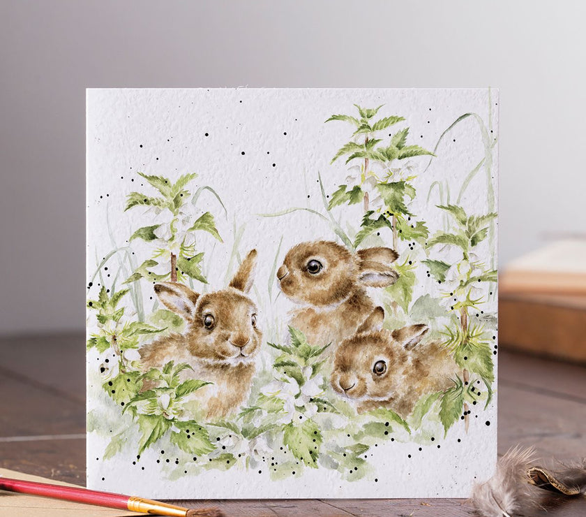 Spring Hares Card