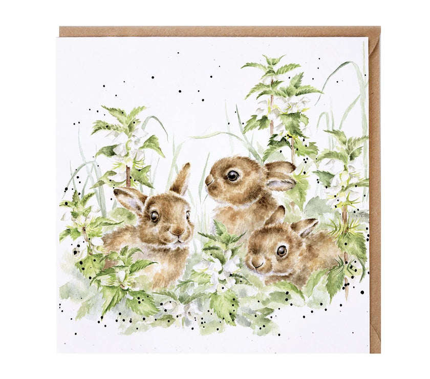 Spring Hares Card