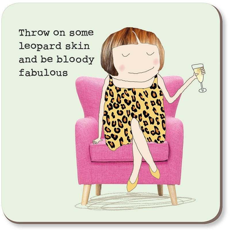 Leopard Skin Coaster - House of Cards