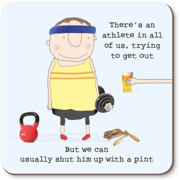 Athlete Pint Coaster - House of Cards
