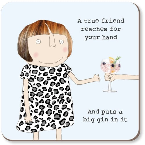 True Friend Gin Coaster