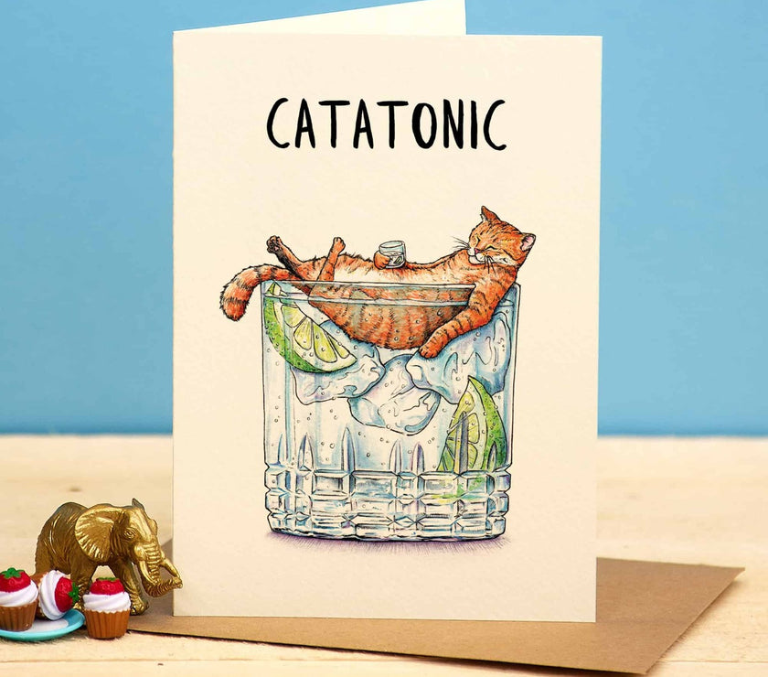 Catatonic Birthday Card