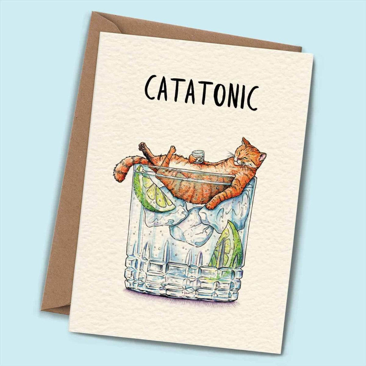 Catatonic Birthday Card - House of Cards