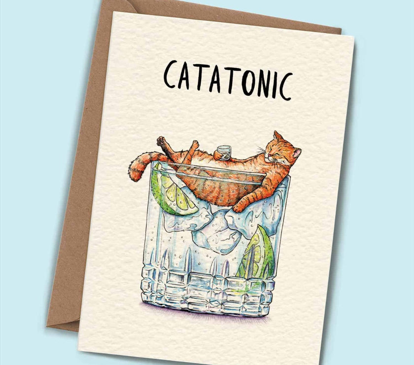Catatonic Birthday Card