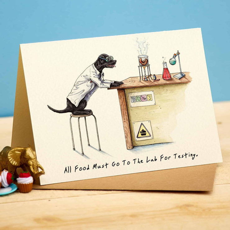 Lab Testing Birthday Card