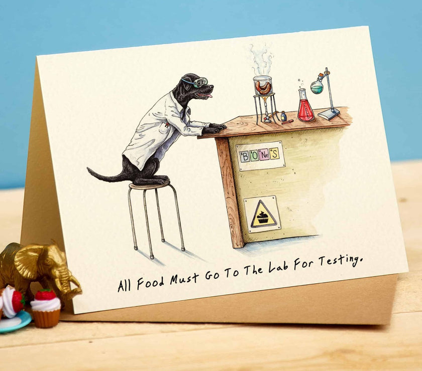 Lab Testing Birthday Card