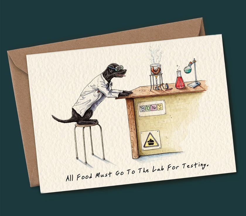 Lab Testing Birthday Card