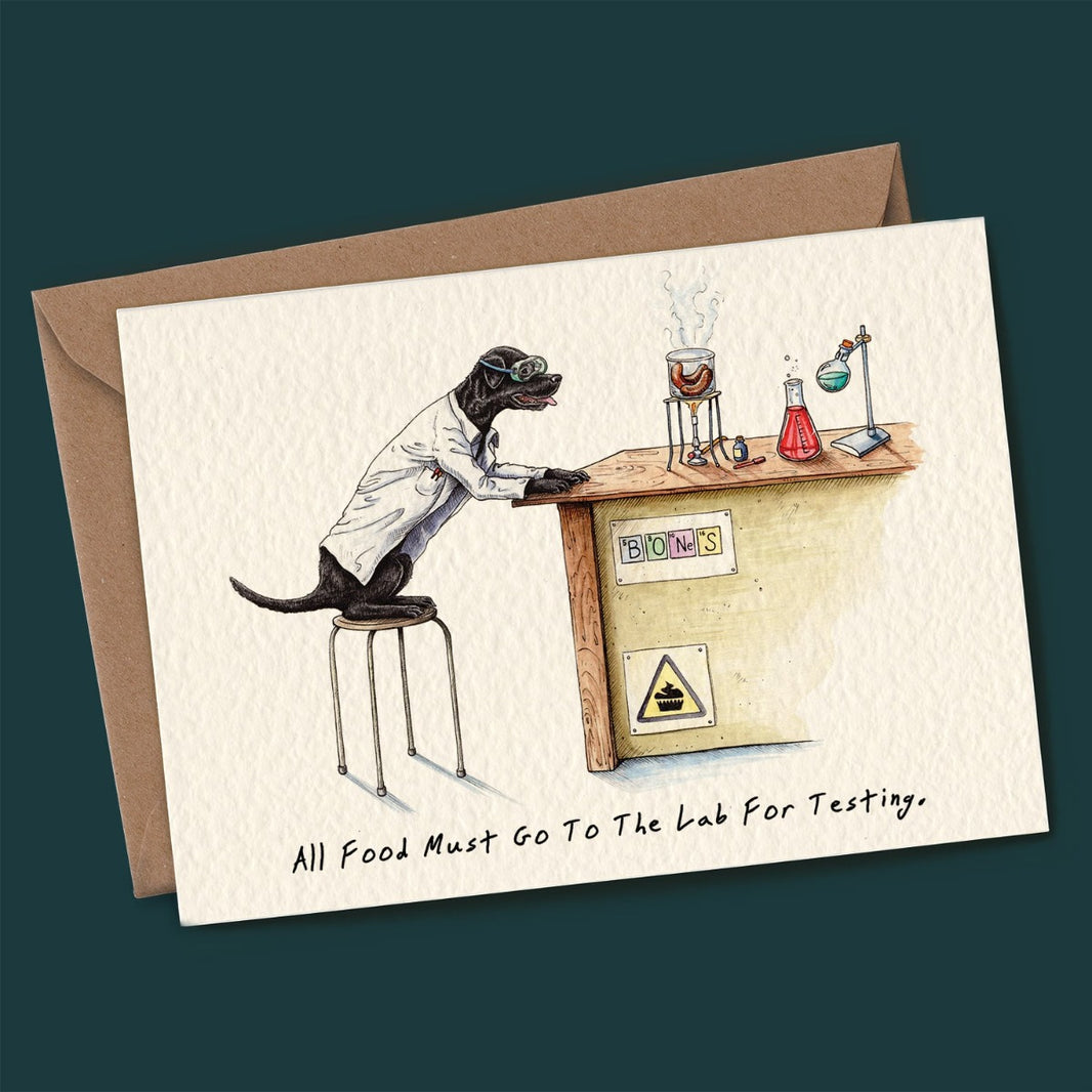 Lab Testing Birthday Card