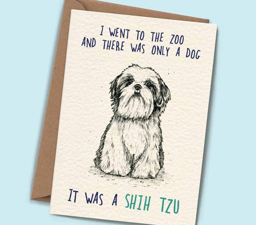 Shih Tzu Birthday Card
