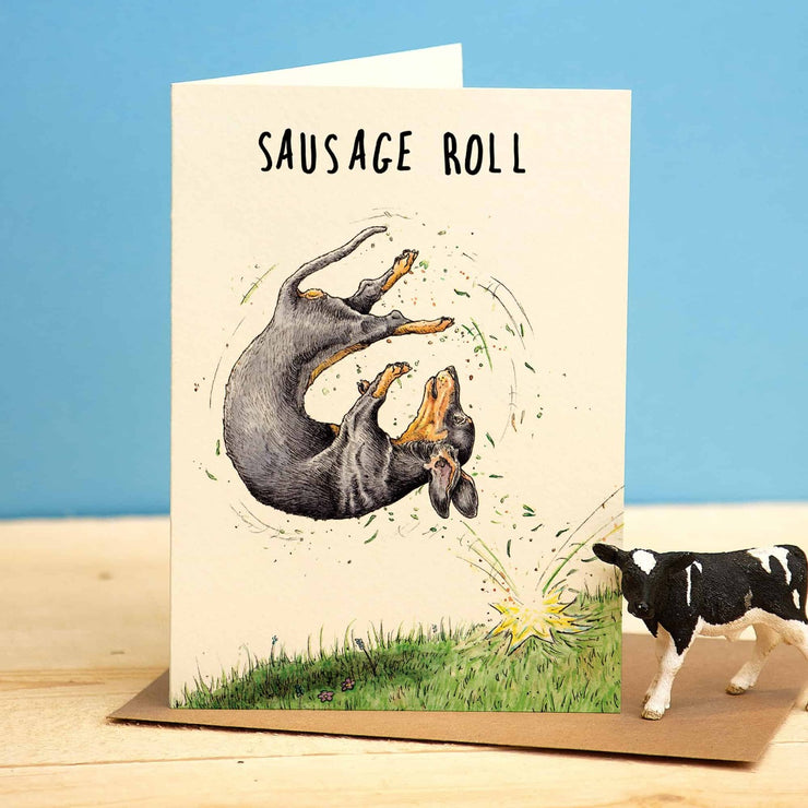 Sausage Roll Birthday Card