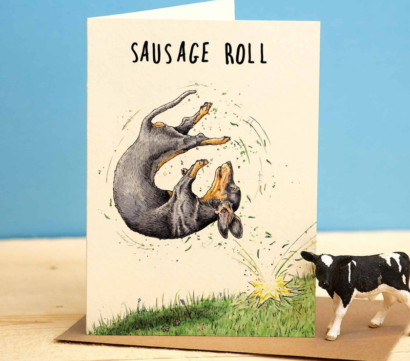 Sausage Roll Birthday Card