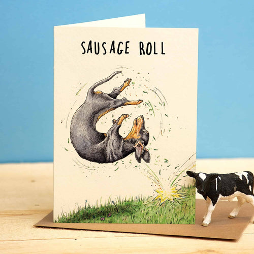 Sausage Roll Birthday Card