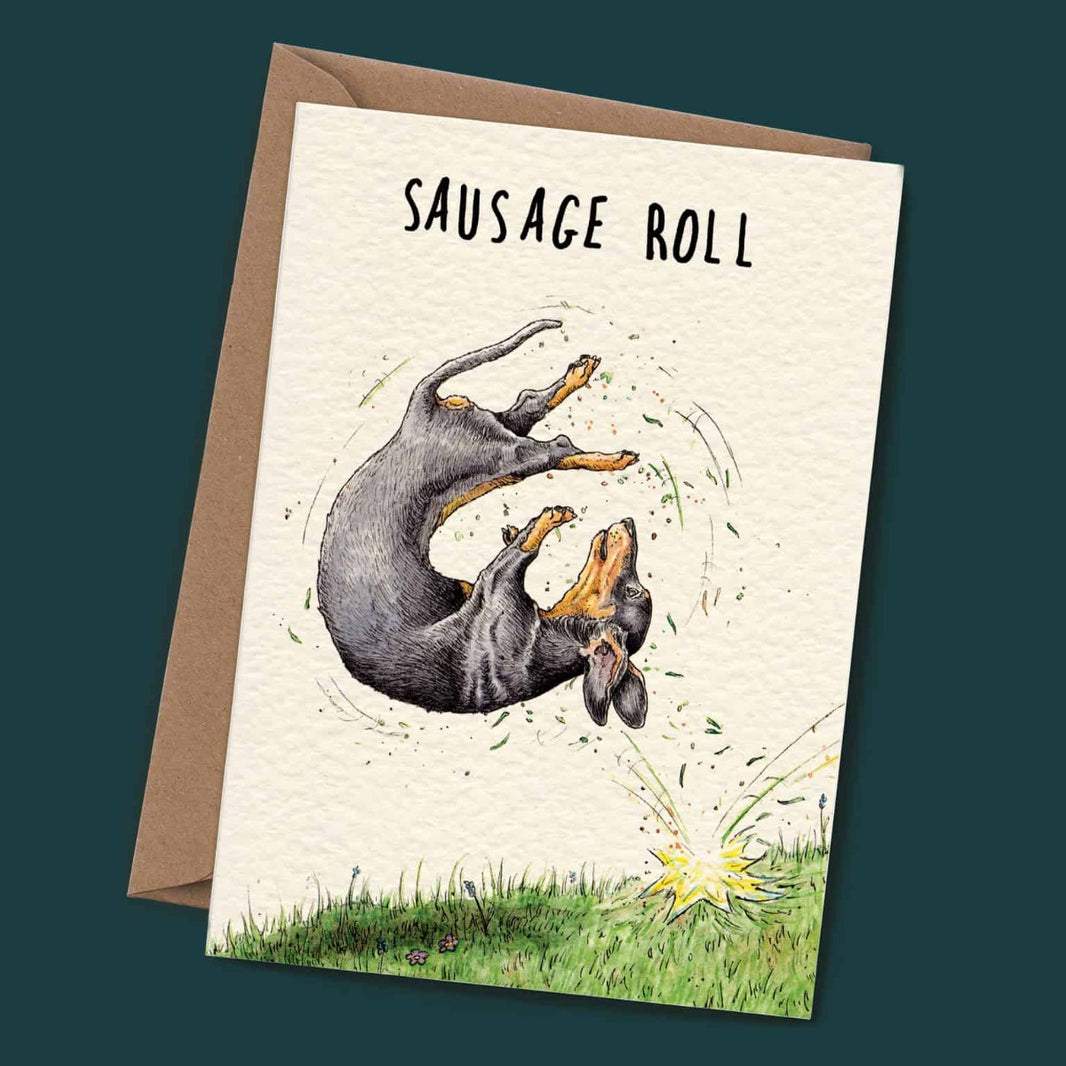 Sausage Roll Birthday Card