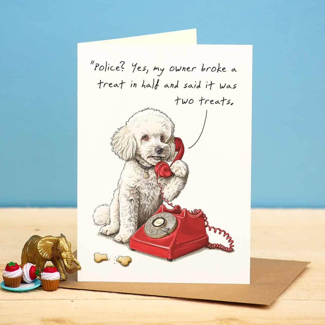 2 Treats Birthday Card - House of Cards