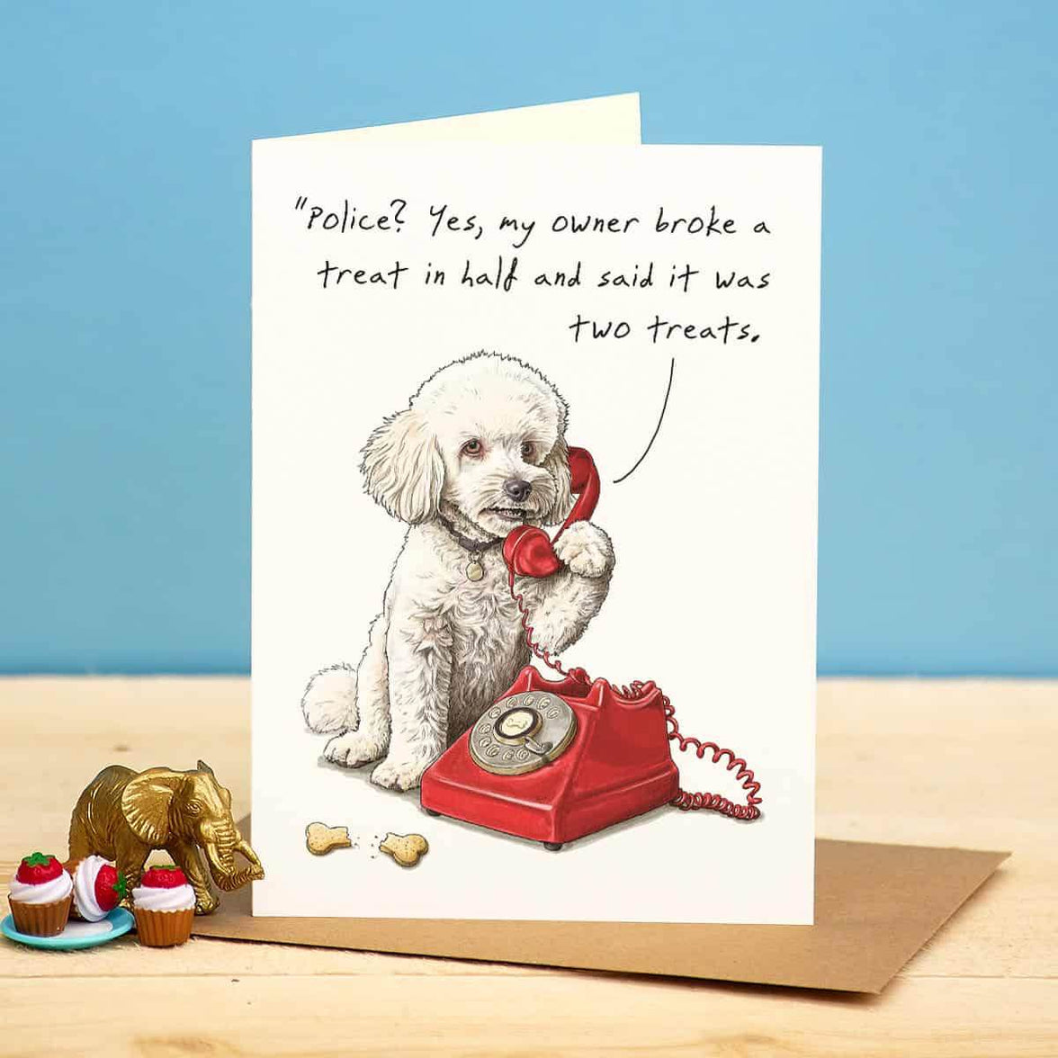 2 Treats Birthday Card - House of Cards