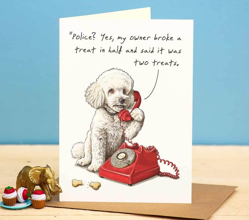 2 Treats Birthday Card - House of Cards