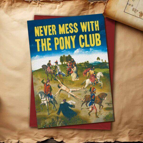 Pony Club Birthday Card - House of Cards