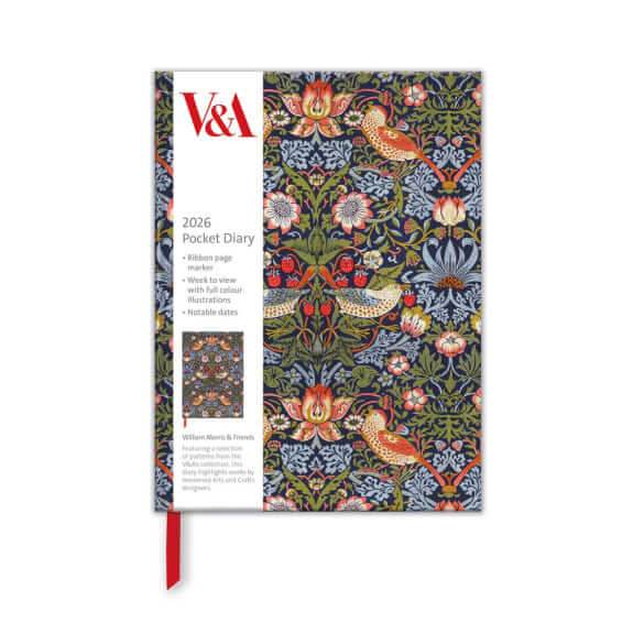 2026 Pocket Diary William Morris - House of Cards