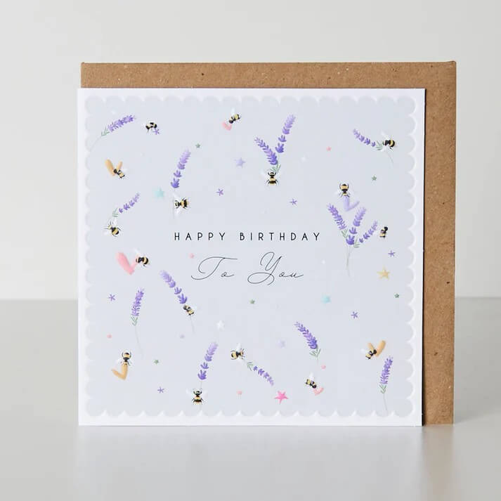 Ditsy Happy Birthday Card